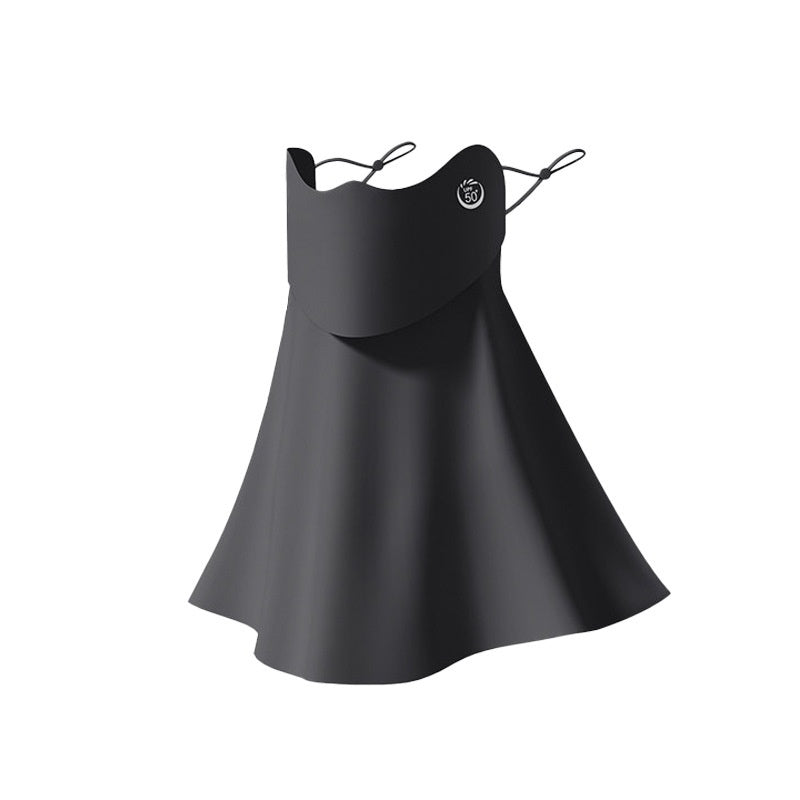 Womens Half-Face Breathable UV-Protective Sun Mask
