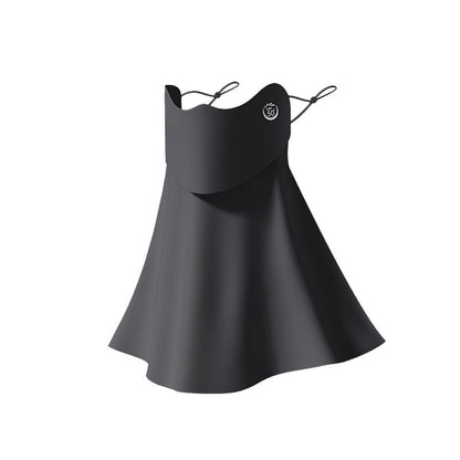 Womens Half-Face Breathable UV-Protective Sun Mask