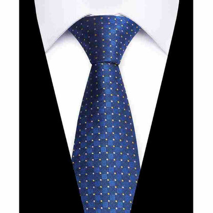 Usiness Striped Hand-stitched Polyester Tie
