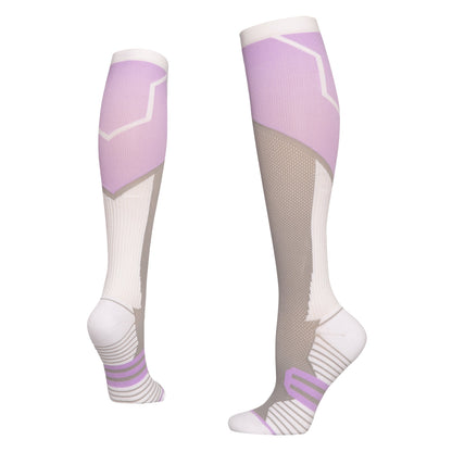 Womens Long Compression Socks For Cycling And Fitness