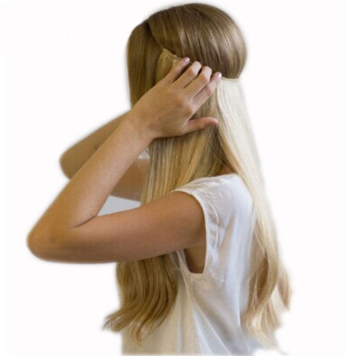 S-noilite 20" Invisible Wire Hair Extensions
