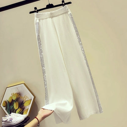 Casual Draping Wide-leg Pants Women