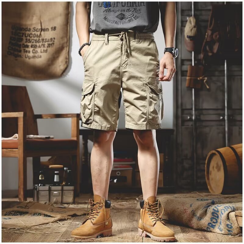 Casual Athletic Loose-fitting Straight-leg Capri Pants