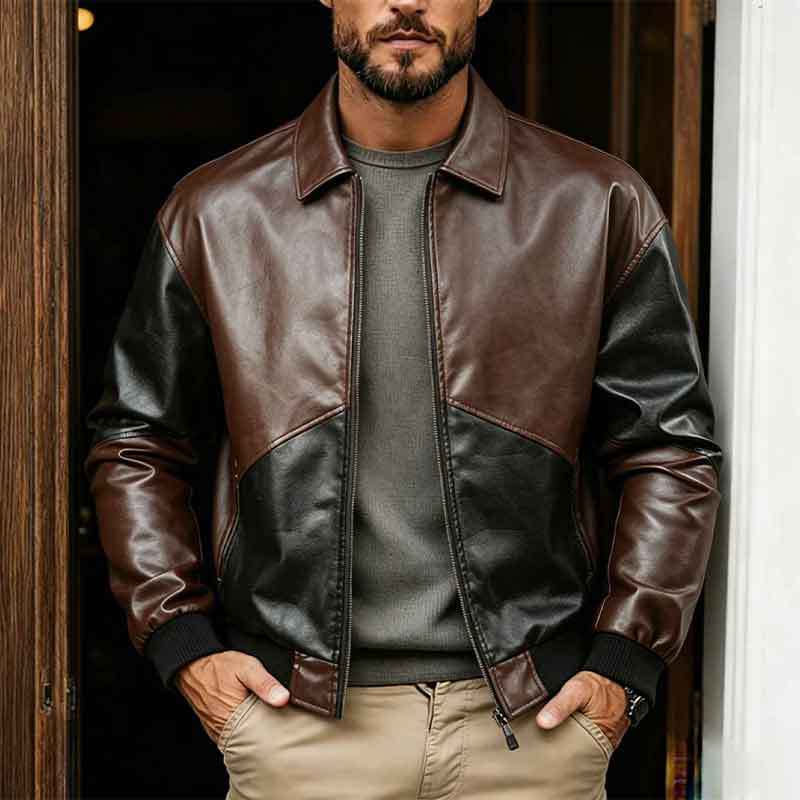 3D High-Street Fashion Simple Loose-Fit American-Style Retro Jacket EU Size