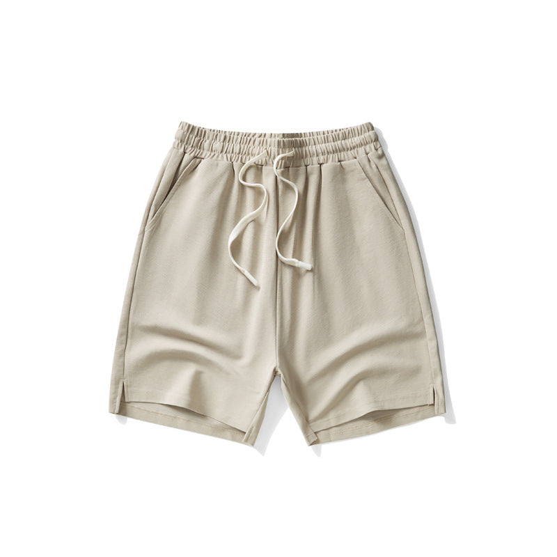 Mens Split-leg Athletic Five-point Shorts