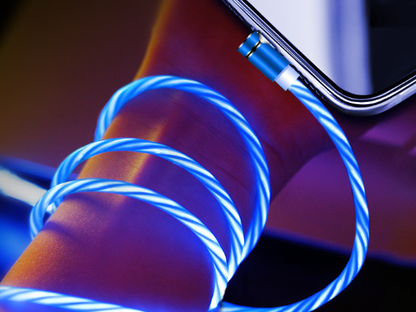 1m Elbow Streamer Data Cable Magnetic USB/Type C/Micro Cable Fast Chargeing Cable