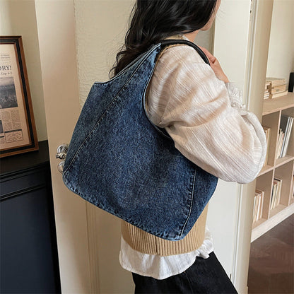 Large-Capacity Retro-Style Casual Shoulder Bag