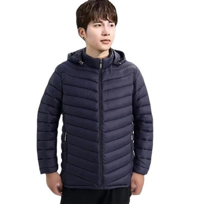New Mens Minimalist Casual Short Coat Extra Thick