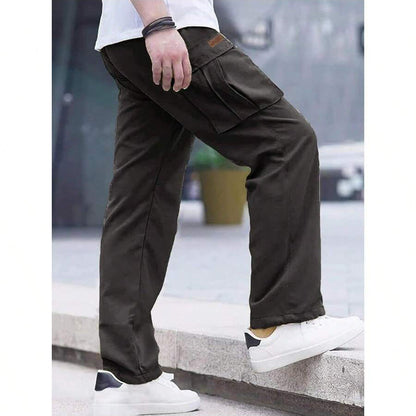 Men's Leisure Cargo Drawstring Pants
