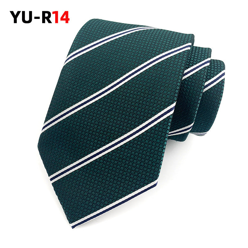 British Gentleman-style Striped Mens Tie For Suiting And Streetwear Coordination