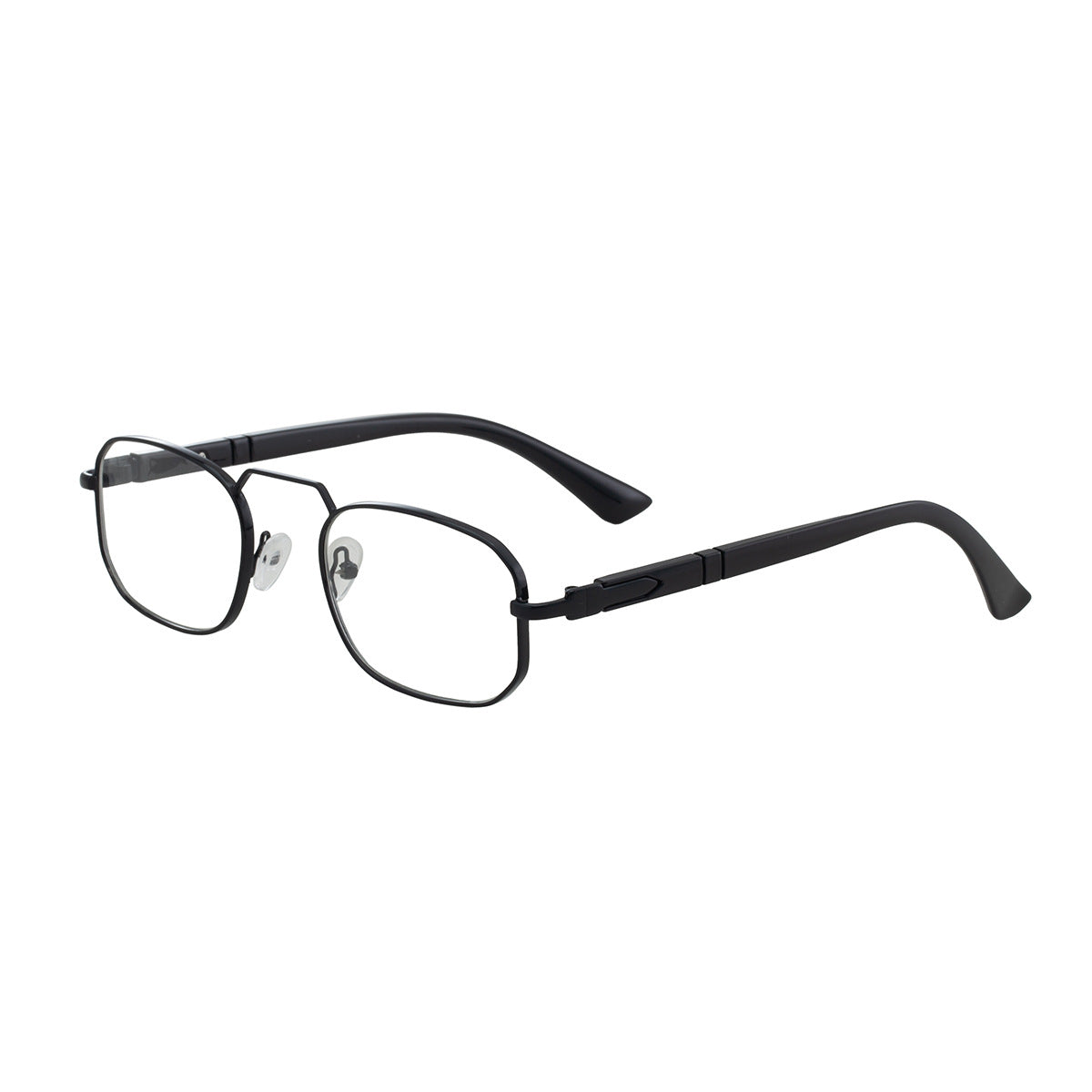 New European And American Fashion Square Frame Sunglasses For Men And Women, Metal Frames, Retro Trendy Narrow Frame Sun Protection Sunglasses, Cross-Border