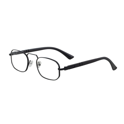 New European And American Fashion Square Frame Sunglasses For Men And Women, Metal Frames, Retro Trendy Narrow Frame Sun Protection Sunglasses, Cross-Border