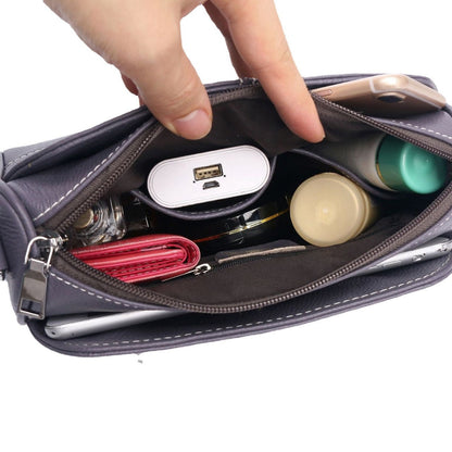 Women's Full-grain Leather Single-shoulder And Crossbody Bag
