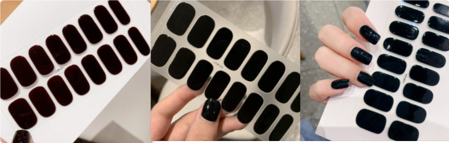 Waterproof And Durable Second Generation Semi-cured UV Nail Beauty Stickers