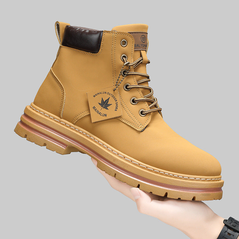 Winter Trendy Workwear Boots For Teens