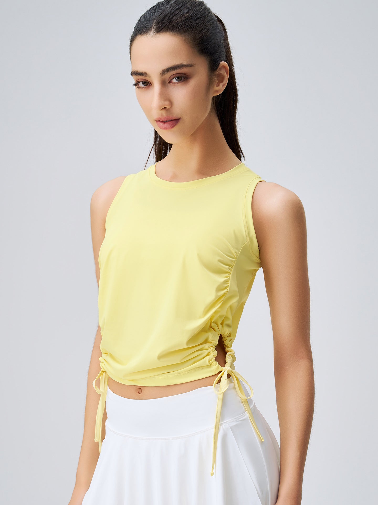 New Women's Yoga Tops For Spring & Summer With Sun Protection, Professional High-End Stylish Fitness Vests, Quick-Dry Sports Shirts For Women