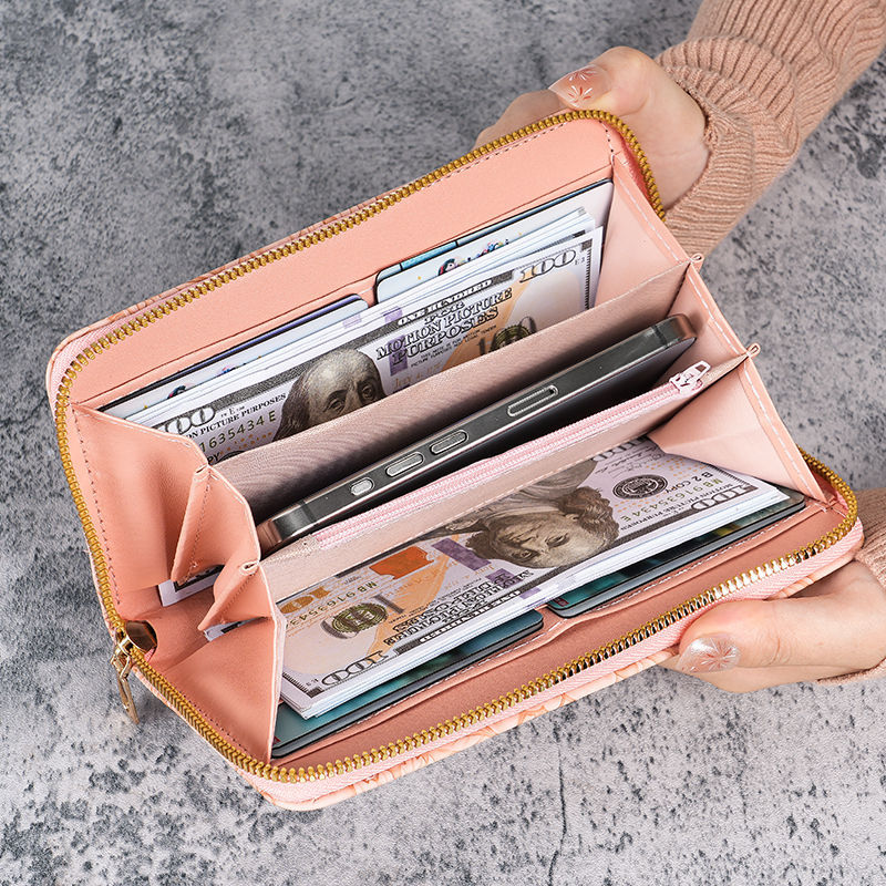 Women's Long Zipper Multi-functional Coin Purse