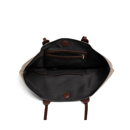 New Arrival Womens High-end Canvas Tote Bag With Large Capacity And A Shoulder Strap