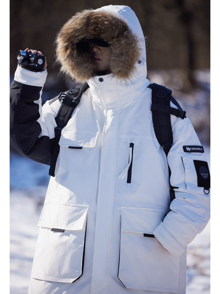 Mens Autumnwinter Padded Down Jacket Cold Proof