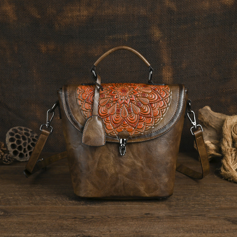 Handheld And Crossbody Versatile Bucket Bag