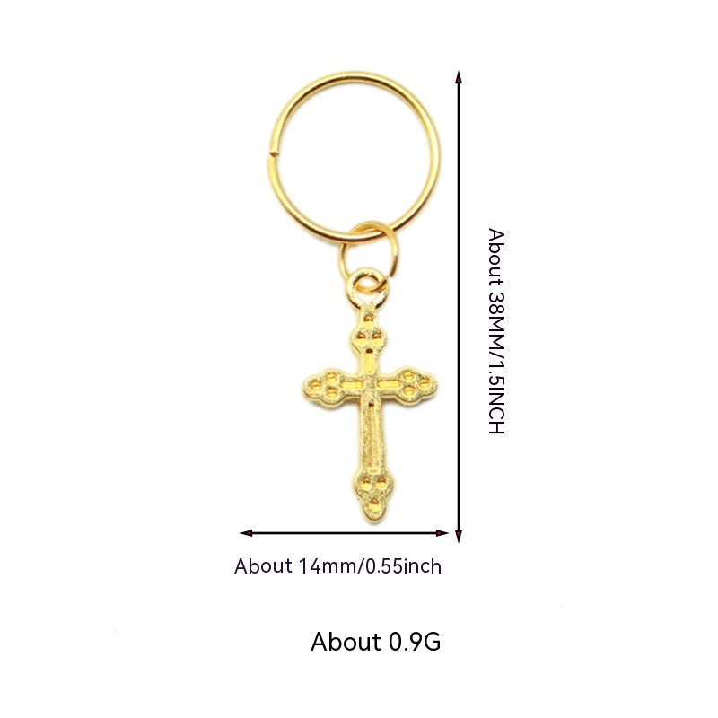 XINGX Lightning Shell Hair Ring with Small Pendant