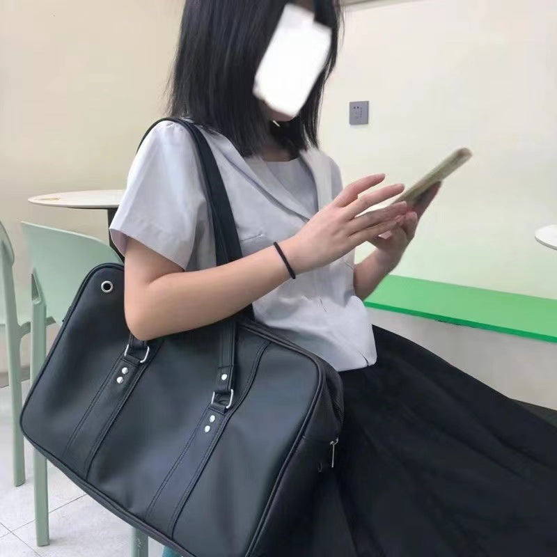 Capacity Slant Student Uniform Day Commuter Tote Bag