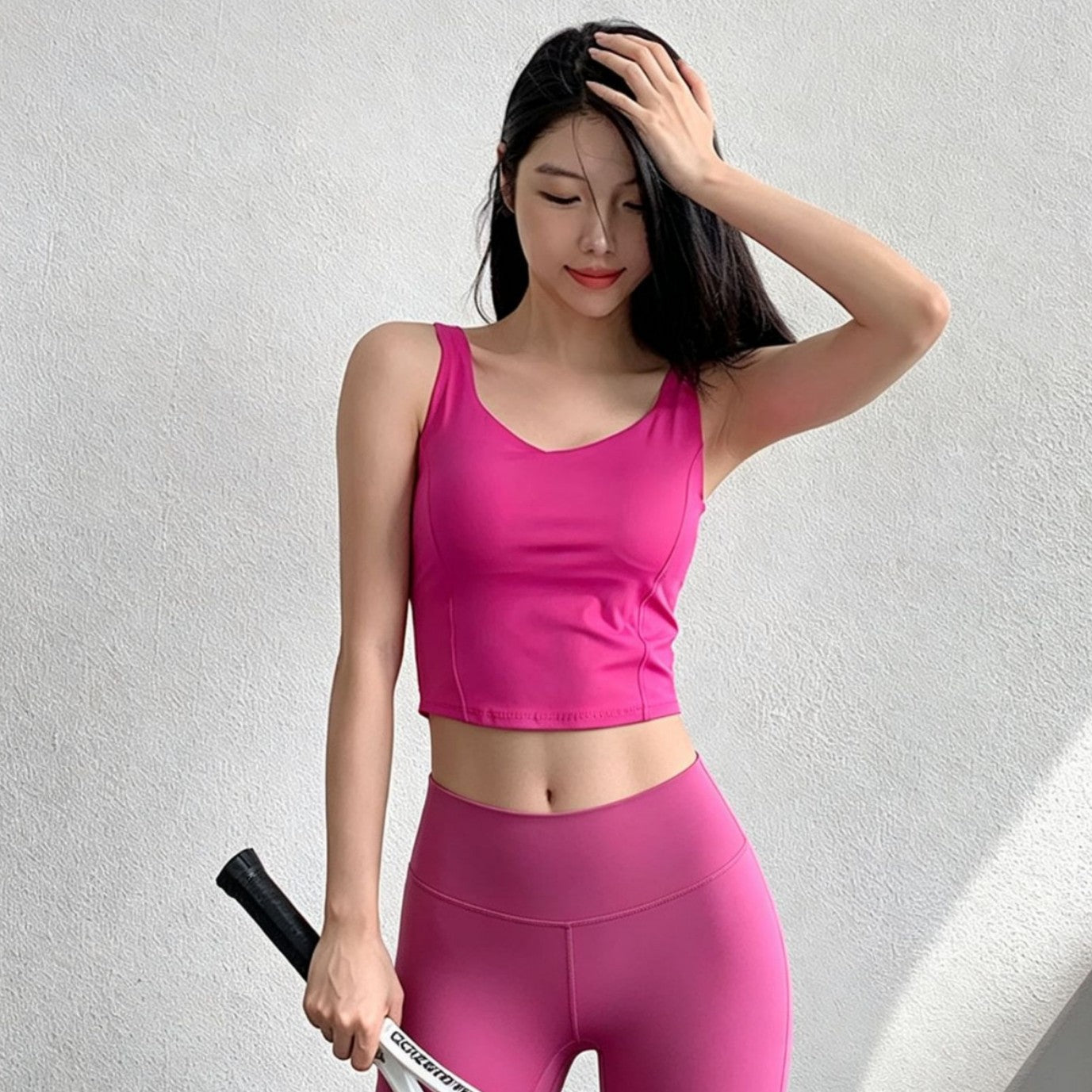 Womens Shock-Resistant High-Elastic Running And Fitness Tank Top
