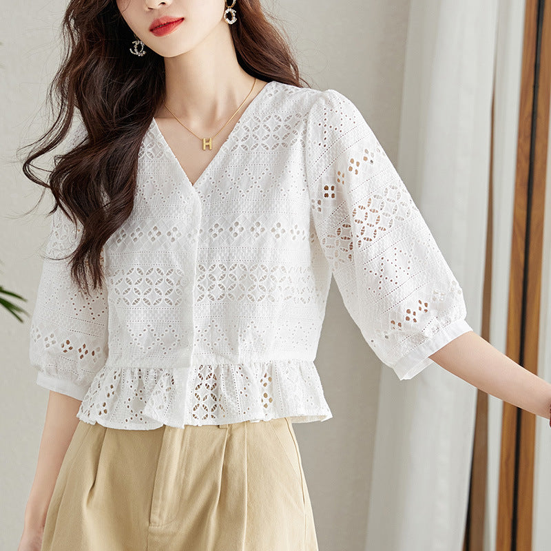 Summer Cropped Tops For Petite Women