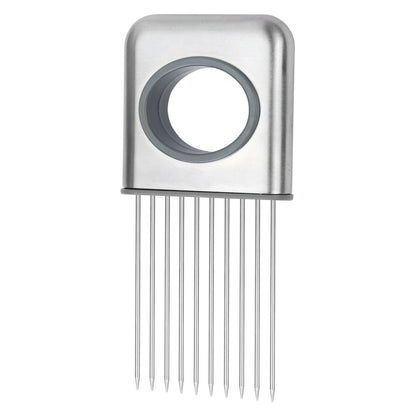 Food Slice Assistant Stainless Steel Onion and Tomato Slicer