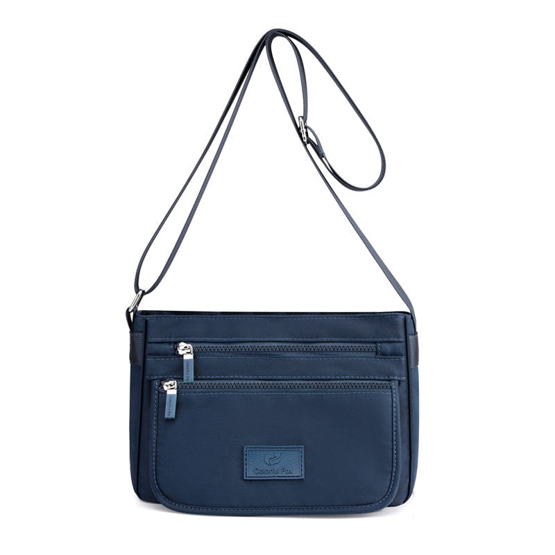 Foreign Trade Women's Bags 2026 New Trendy Shoulder Bag Waterproof Nylon Bag Multi-Layer Crossbody Bag Korean Style Versatile Backpack