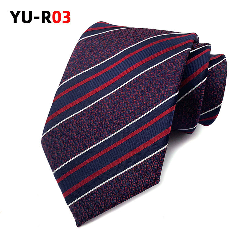 British Gentleman-style Striped Mens Tie For Suiting And Streetwear Coordination