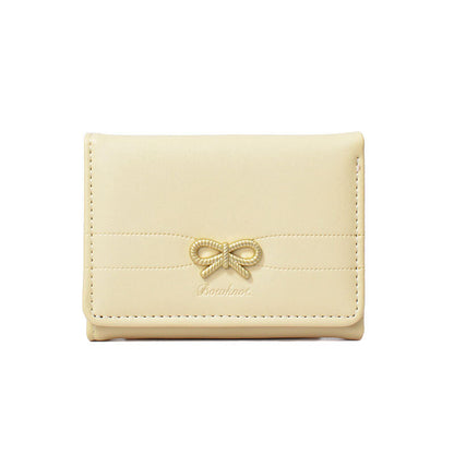 Short Simple Womens Coin Purse With Multiple Card Slots