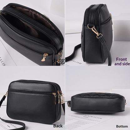 Womens Wide-strap Shoulder Crossbody Bag