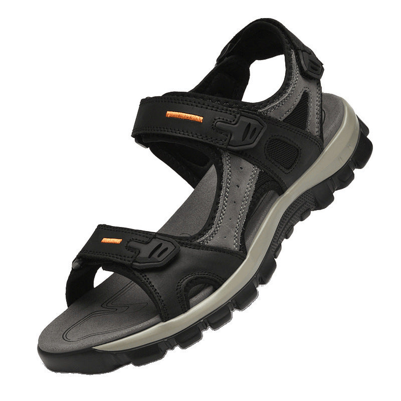 Summer Outdoor Sandals With Velcro Straps