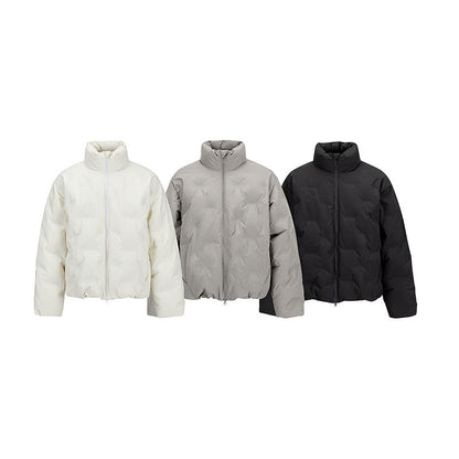 Mens American-style Short White Duck Down Jacket