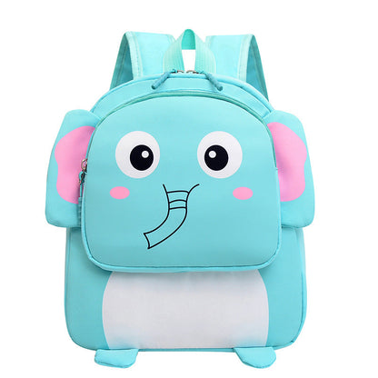 Kindergarten Fashion Burden Alleviation Backpack Cute Animal Image Macaron Color