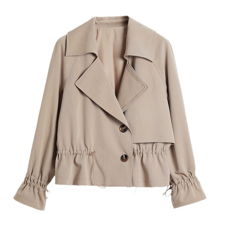 Women's Waist-cinching Elegant Trench Coat