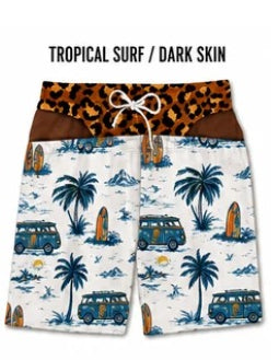Printed Pattern Men's Casual Shorts