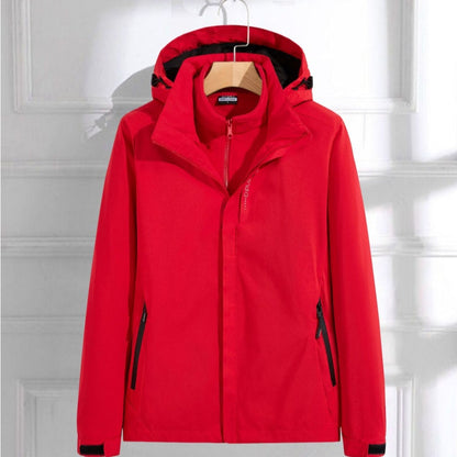 Womens AutumnWinter 3-in-1 Outdoor Hardshell Jacket