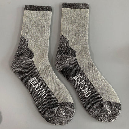 Wool Outdoor Hiking And Mountaineering Thickened Warm Ski Socks For Fall And Winter