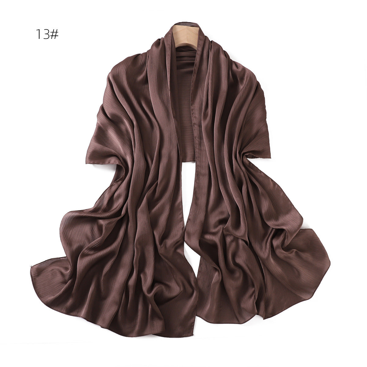 Solid-color Womens Summer Shawl Sunscreen Scarf