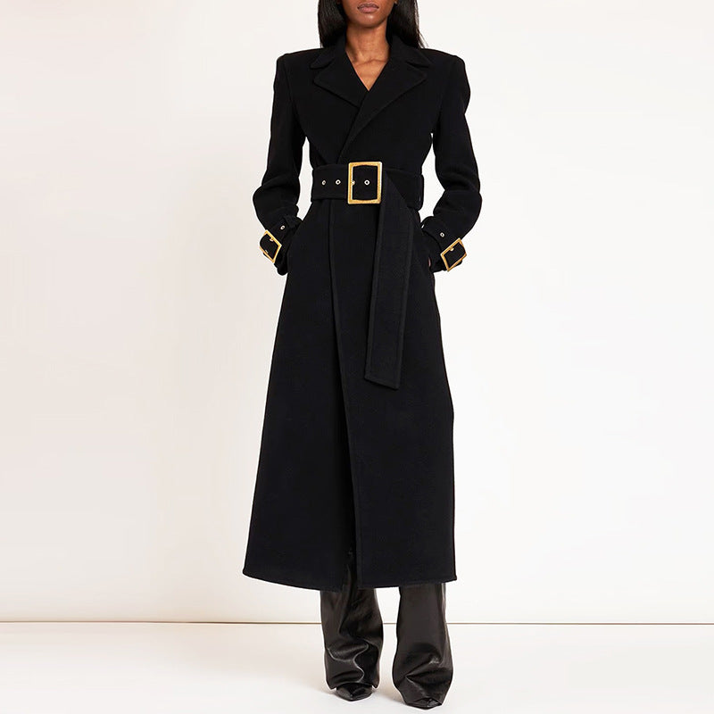 New Fallwinter Long Casual Wool Coat