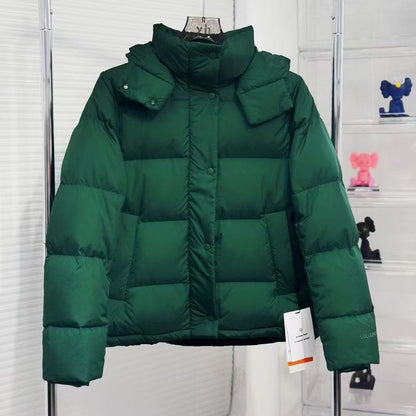 Womens Warm Hooded Down Jacket