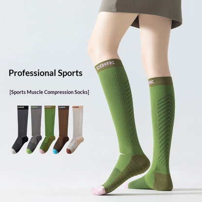 Summer Chic Womens Stretch Compression Socks For Sports