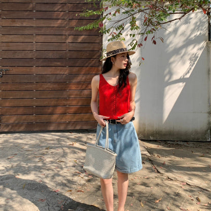 Outerwear Base-layer Slip Knit Vest