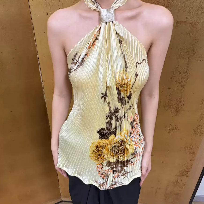 Subtle Sheen And Pleated Design In A One-piece Style