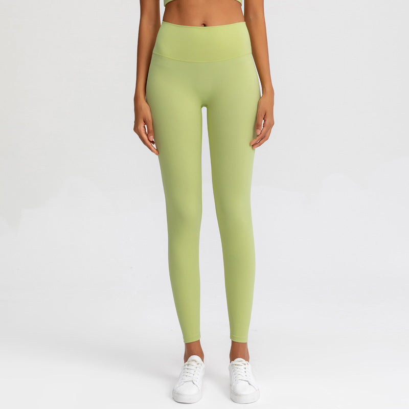 Autumn And Winter New Nude Women Yoga Pants No Embarrassment Line