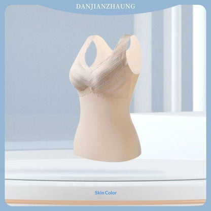 Autumn And Winter Body-hugging Topno Bra Required