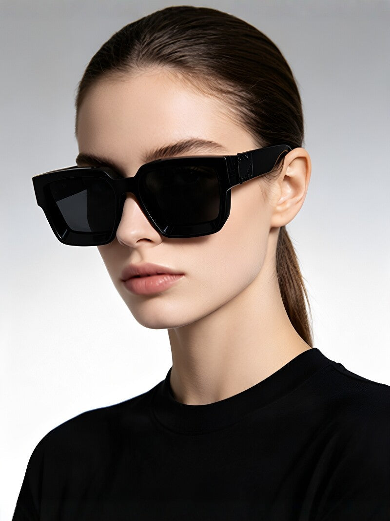 Millionaire Same Style Sunglasses For Men, Fashionable Internet Celebrity Sunglasses For Women, High-End Glasses, Square Frame Sunglasses, Cross-Border