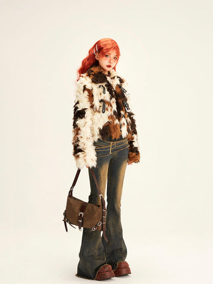 Plush Colored Environmentally Friendly Fur And Cotton Clothing